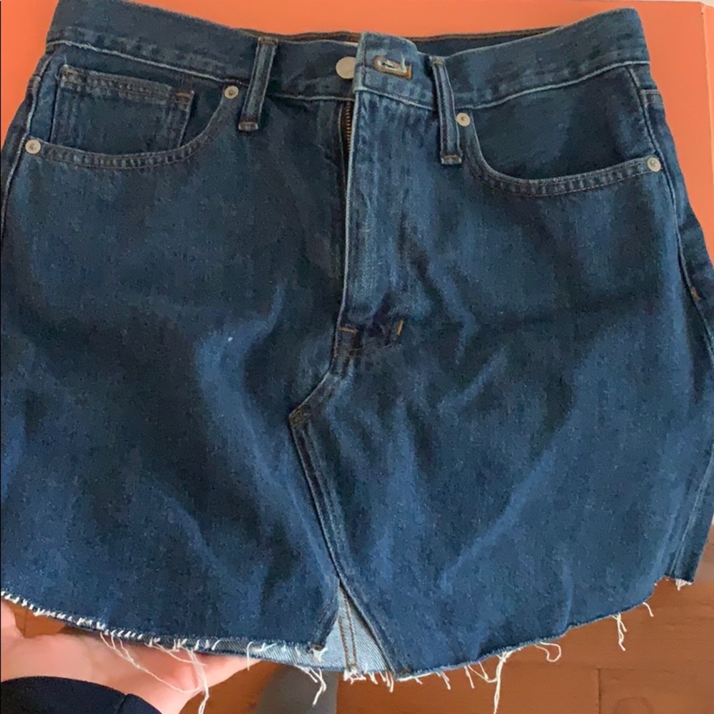 Madewell Jean Skirt